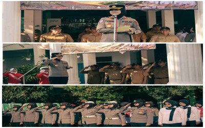 POLWAN GOES TO SCHOOL POLRES BOJONEGORO DI SMPN 5 BOJONEGORO